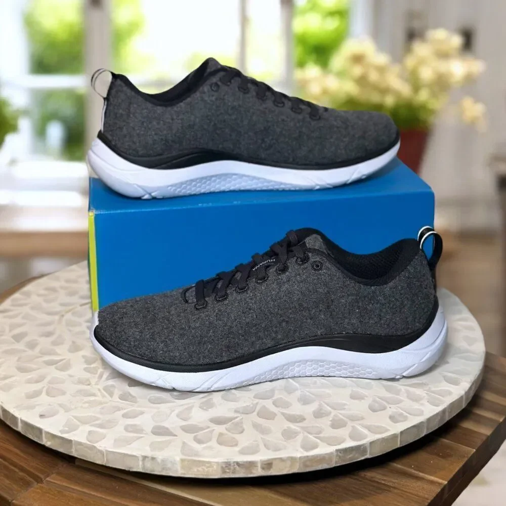 Hoka One One W Hupana Supportive Wool Gray Running Sneakers US 6 / EU 37.5 NIB